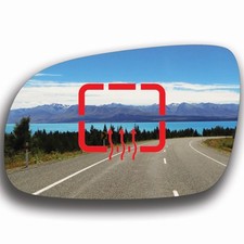 Blau Spiegelglas Links Beheizbar für Volkswagen Lupo 2000 - 2005