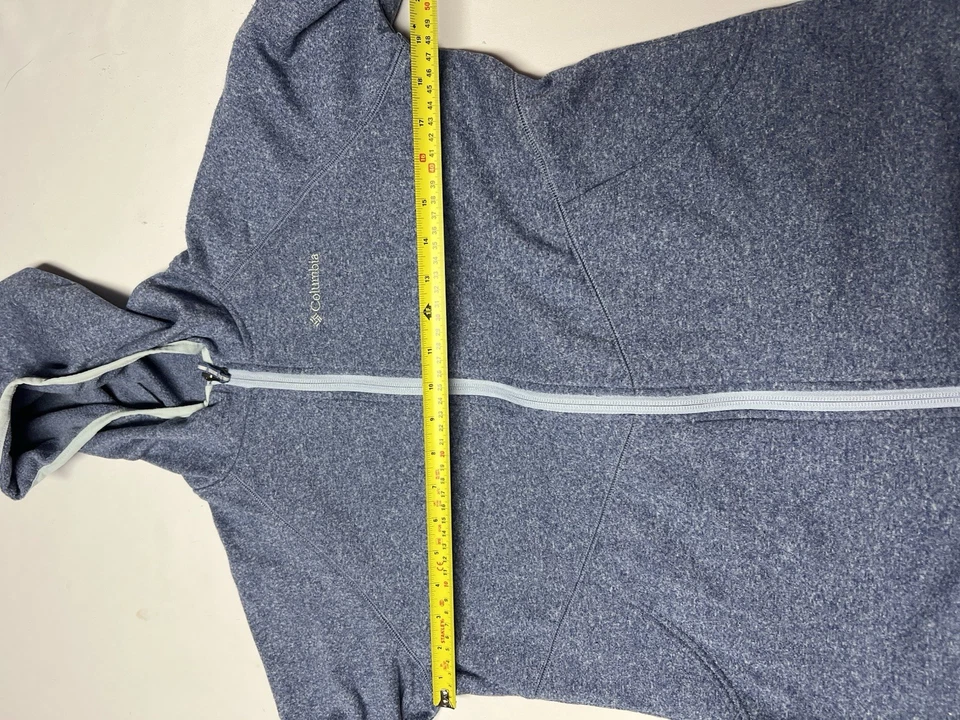Moletom com capuz feminino columbia zíper completo GG  - Imagem 4 de 4