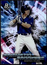 2018 Bowman Platinum #PPP-38 Keston Hiura Prismatic Prodigies E1