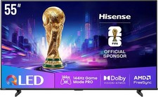 Hisense 55 Zoll Mini LED ULED 4K Smart TV 144Hz HDMI Dolby Gaming Fernseher HDR