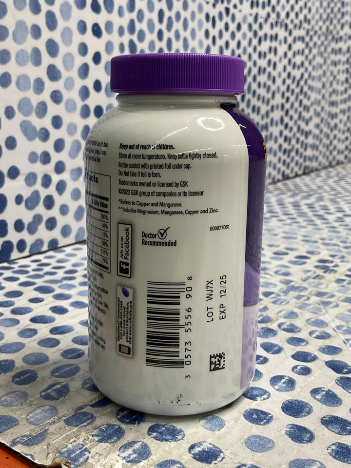 2X Caltrate 600 Plus D3 Minerals suplemento de vitamina D cálcio comprimidos 165C 12/25 - Imagem 3 de 4