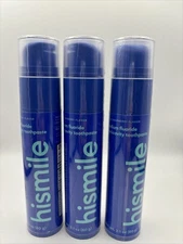 3 Pk - Hismile Blue Raspberry Flavored Toothpaste 2.1 Oz Sealed Exp:07/26