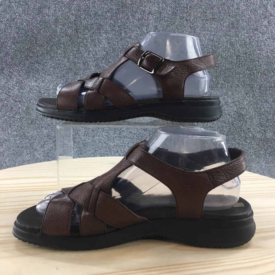 Easy Spirit Sandals Womens 8.5 M Nicki2 Ankle Strap Brown Leather Casual Comfort - image 2 of 4