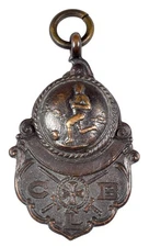 Vintage Old The Church Lads Brigade Football Tournamnent Prize Award Medal
