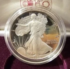 1986-S Silver Liberty One Dollar ,1 oz  Silver Proof Bullion Coin,COA,San Fran