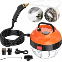 Portable Handheld Steam Cleaner 3800W 105°C EV Detailer & Floor Mop Kitchen