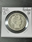1910 S Barber Silver Half Dollar VG Very Good U.S. 50c Type Coin (Raw16883) S