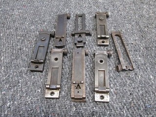 8 PIECES U.S. MODEL 1884 BUFFINGTON SIGHT PARTS FOR SPRINGFIELD TRAPDOOR RIFLES