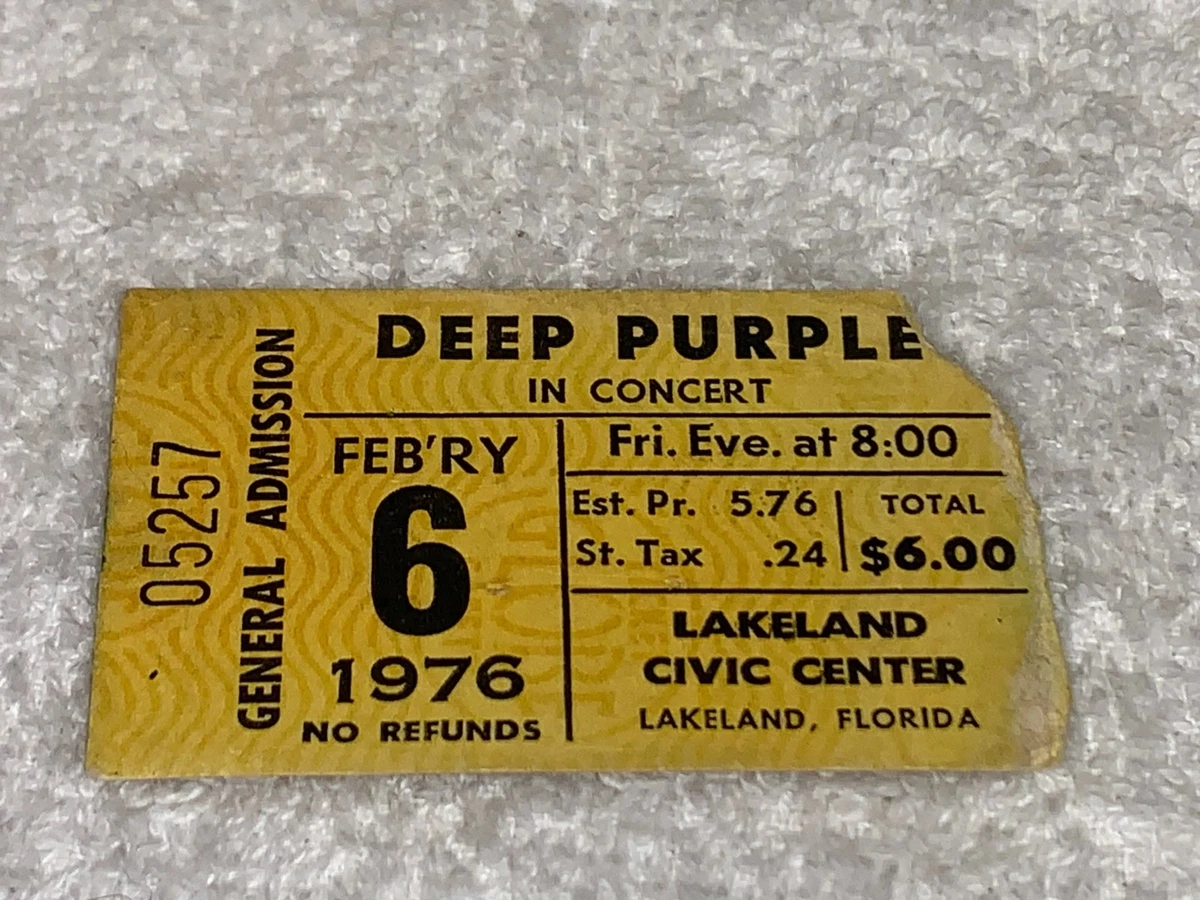 Original Deep Purple Memorabilia for sale | eBay