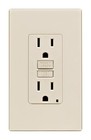 Leviton C36-GFNT1-0PT Light Almond Thermoplastic 15A 125V Duplex GFCI Outlet