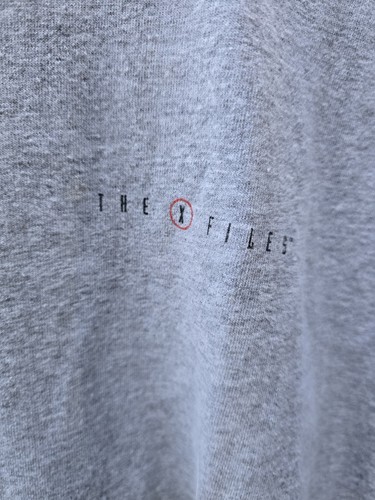 T-shirt vintage X Files Lrg 1997 show televisivo Stanley Desantis bianca - Foto 2 di 4