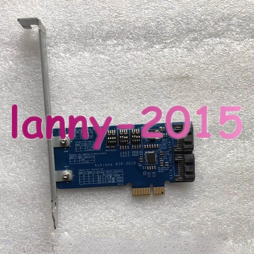 1PC USED Ashinne. RSR-010 SATA-LINK2 SATA-LINK1 Card Board Mainboard  *la