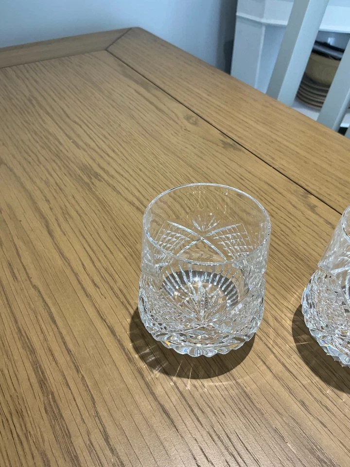 Two Tyrone Crystal Whiskey Tumblers in Slieve Donard Pattern - Image 2 of 4
