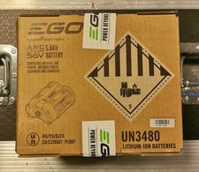 Image of Ego Power+ 56V 5.0Ah Lithium-ion Battery for Power Tools - Black/Green (BA2800)