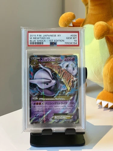 PSA 10 Mega Mewtwo EX Blue Shock 1st Edition 026 XY8 Pokemon Japanese 2015