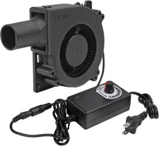 120mm BBQ Fan 12V 4.72in Blower Brushless with 110V/120V Variable Speed Controll