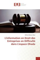 Wilfried Bekono Nkoa | L'information En Droit Des Entreprises En Difficulté...