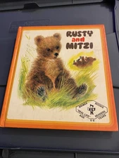 Rusty and Mitzi - 1976 Vintage Hardcover - Brimax Books Real Life Readers 6-8yrs