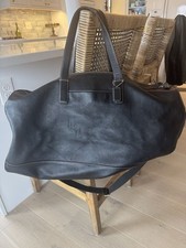 Coach Leather Cabin Duffle-All Leather-Style 5402-Black-July 2004-Weekend Bag