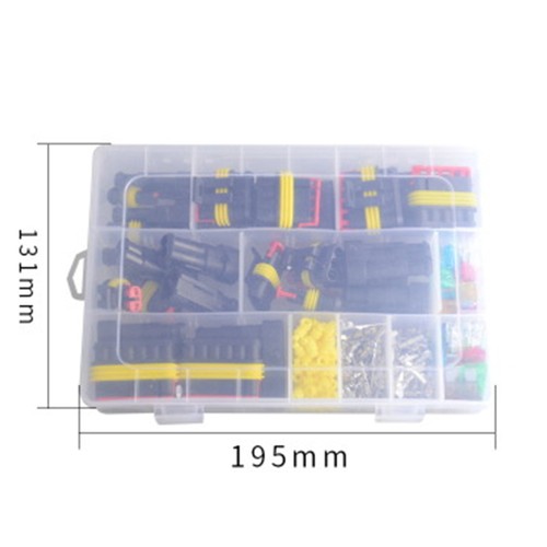 Kit de conectores de cable automotriz 240 piezas conectores impermeables coche eléctrico - Imagen 5 de 11
