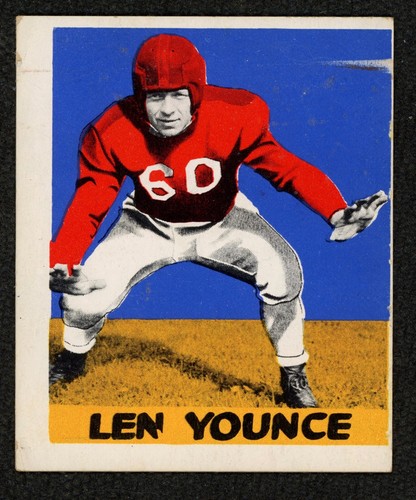 Len Younce #61 1948 Leaf card