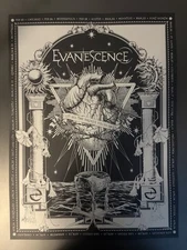 Evanescence Will of the People Tour Poster 2023 - Carin Hazmat