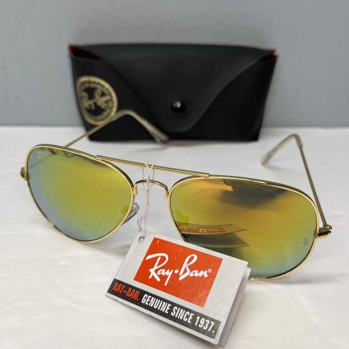 Ray-Ban Orange Designer Sunglasses for Men for sale | eBay display picture 3