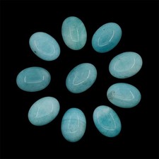 Amazonite Oval Cab Cabochon 5x7mm Indian Loose Gemstone For Making Jewelry