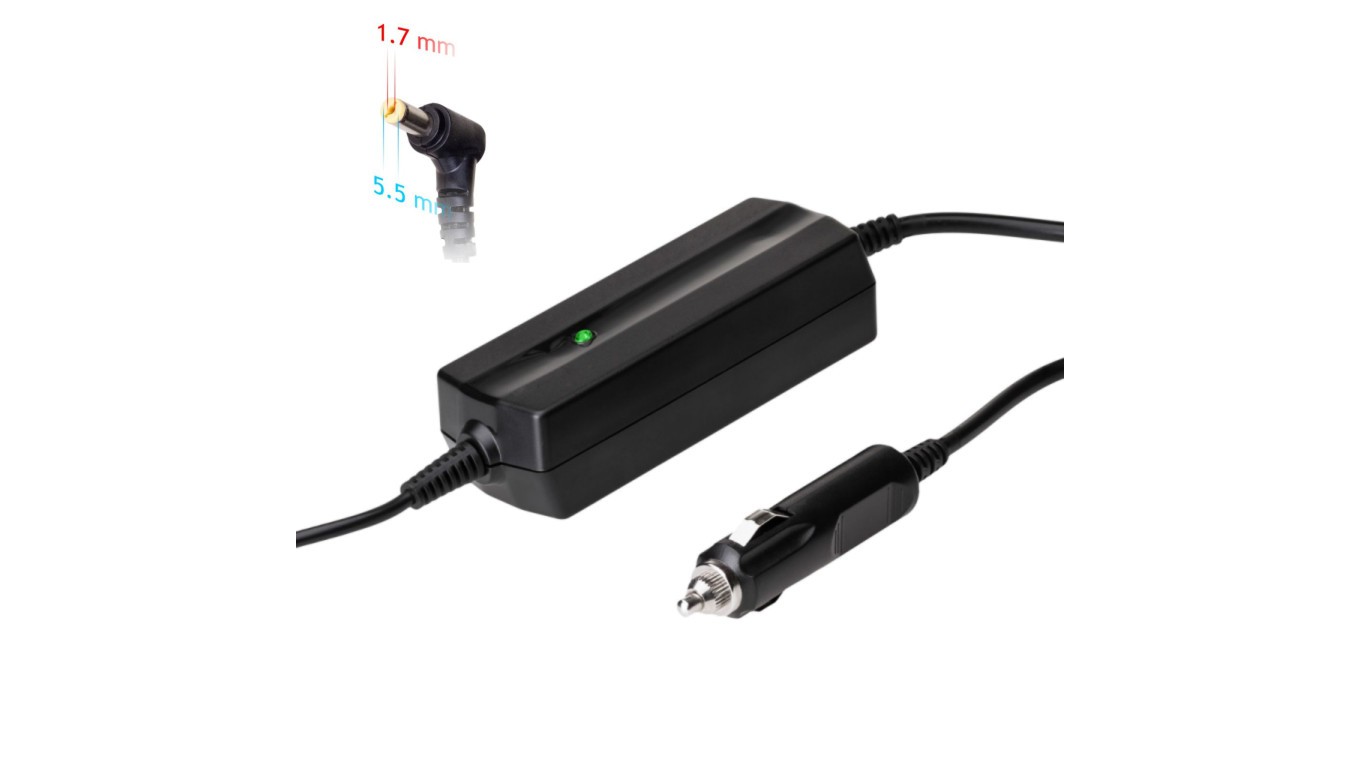 Alimentatore auto per notebook 19V/4.74A 90W 5.5 x AK-ND-43
