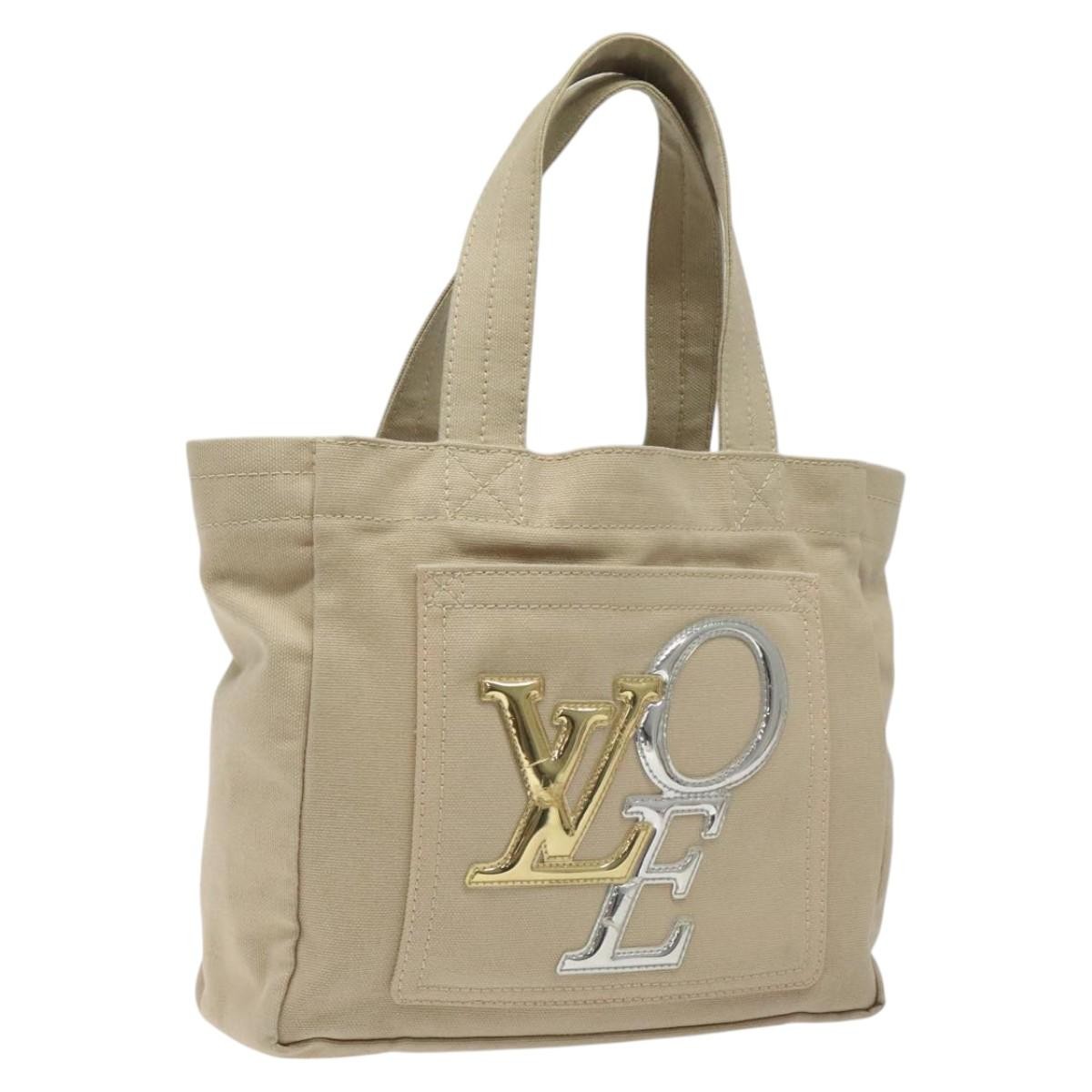 LOUIS VUITTON That's Love Tote PM in Beige Canvas M95468 Authentic LV Bag BD1836