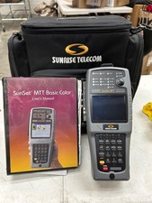 Sunrise Telecom SunSet Telecommunication Analyzer Kit With Carrying Case