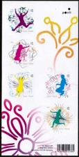 Finland 2010 Greetings Self Adhesive Stamps, Jumping for Joy Minisheet UNM / MNH