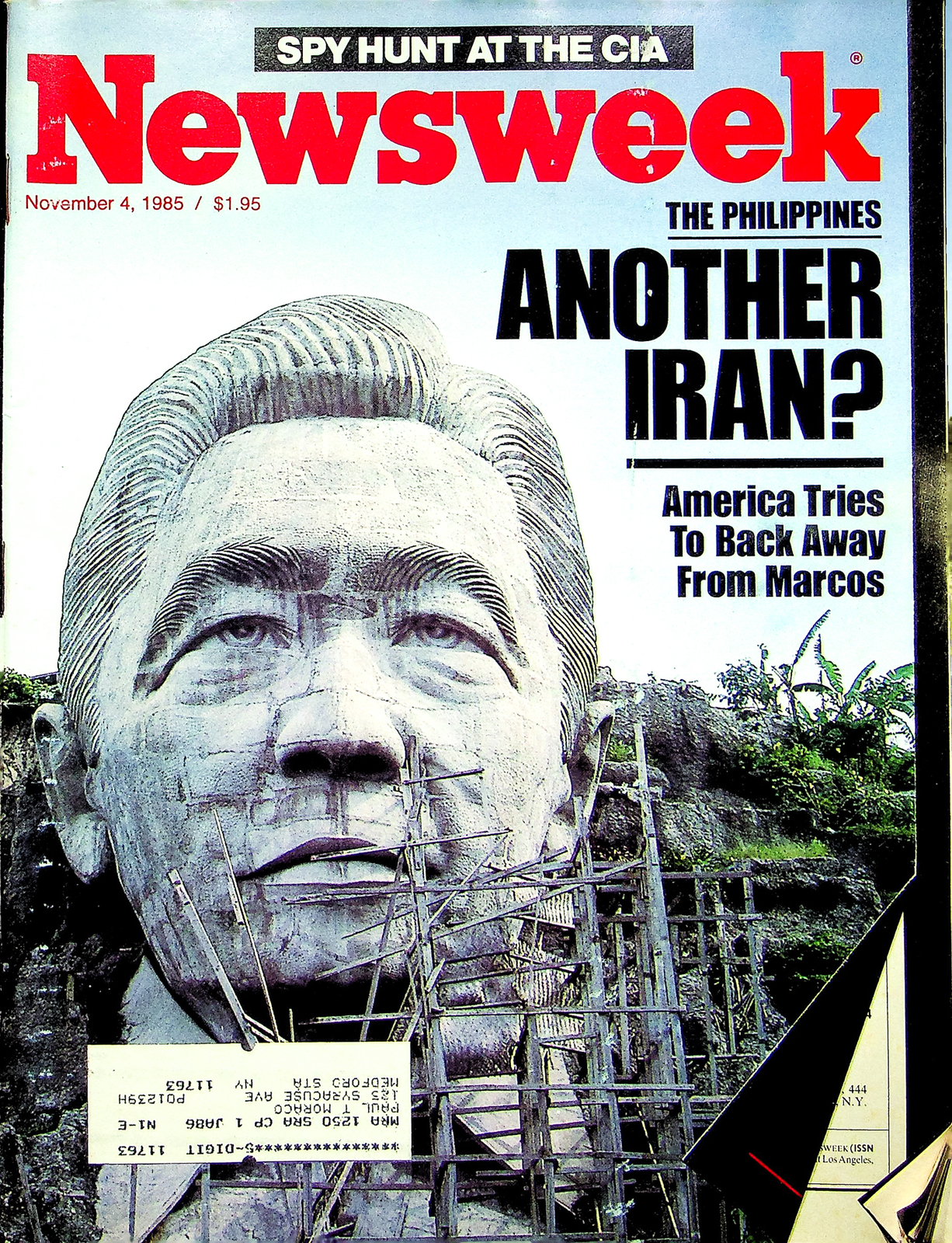 Newsweek Magazine November 4 1985 CIA Counterintelligence Spy Scandals ...