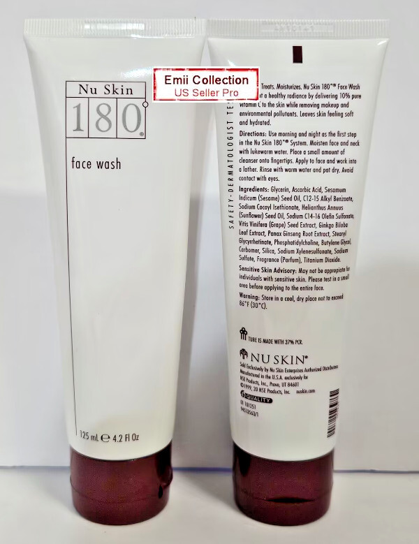 Nu Skin Nuskin 180 Face Wash Cleanser Bundle 4.2fl oz 125ml