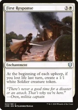 MTG Magic the Gathering First Response (22/794) Commander Legends LP