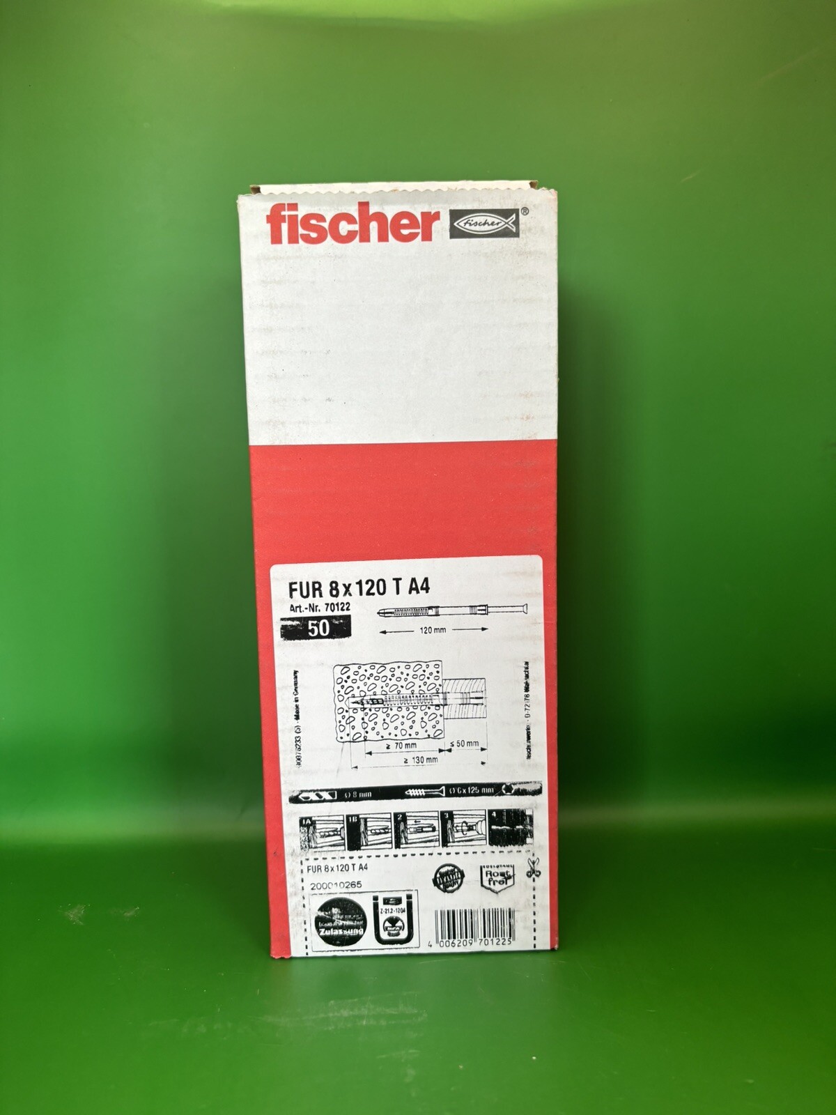 Fischer FURT Universal Frame Fixing 8 x 120mm 50 pack eBay