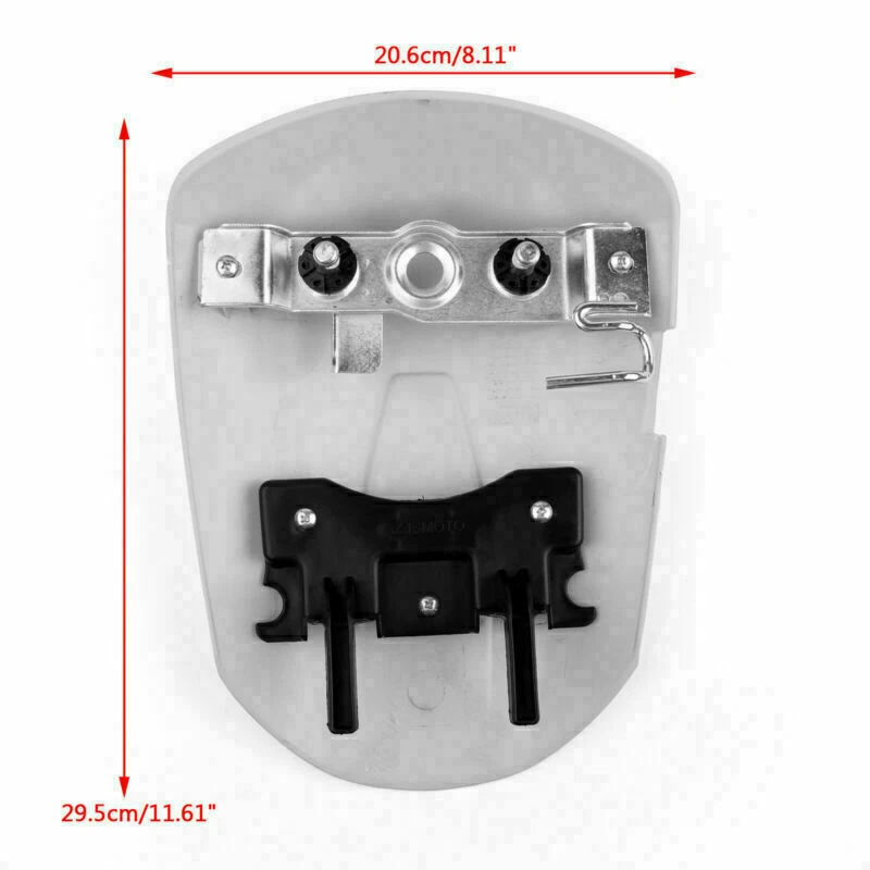 Rear Seat Cover cowl Fit For Suzuki GSXR600 GSXR750 2008-2009 K8 Black EO - Image 2 of 3