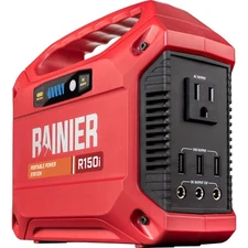 Rainier 150 Watt Portable Power Station 155 Wh Backup Lithium Battery