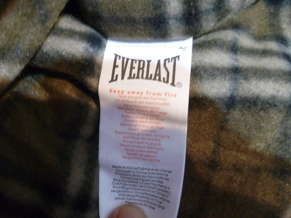 EVERLAST ЛЕГКИЙ С ПОДКЛАДКОЙ ПУХОВИК КУРТКА НОВЫЙ ОРАНЖЕВЫЙ/ЧЕРНЫЙ XXL - Изображение 4 из 4