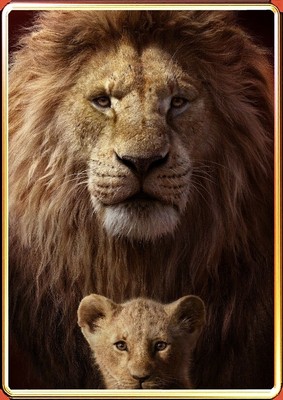 Der König der Löwen Mufasa Simba laminiertes Poster Wandbild 