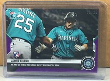 2021 TOPPS NOW #751 JARRED KELENIC MARINERS ROOKIE HR Purple Parallel 22/25