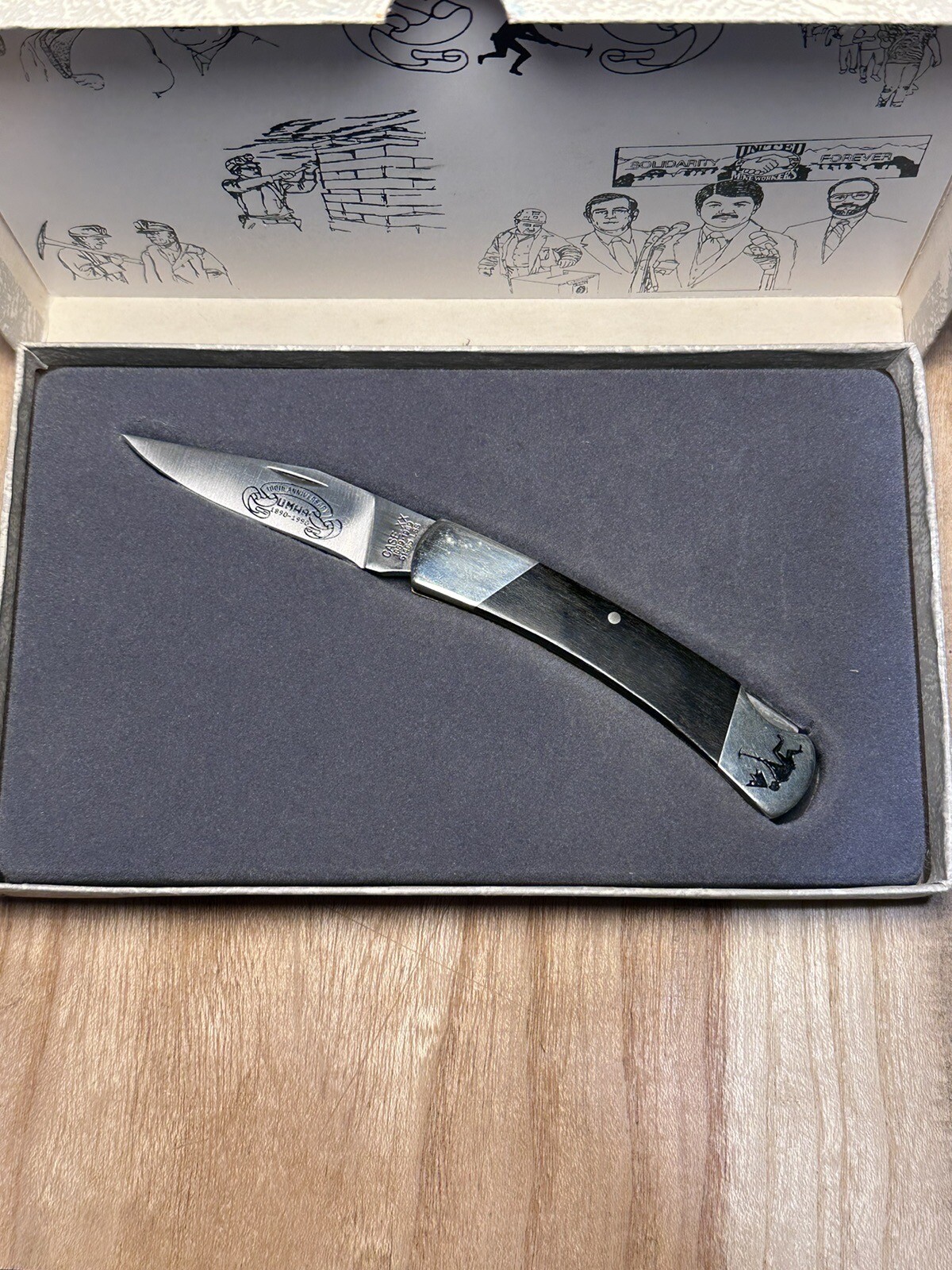 1990 Case XX 51405 LSS Wood Handles Lock Back Pocket Knife eBay