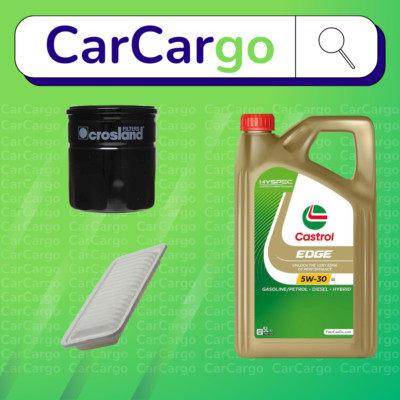 Service Kit for Daewoo Tacuma 2.0 Petrol 2001-2004 Oil Air CASTROL OIL 5W-30 5L