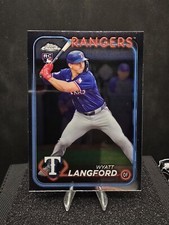 2024 Topps Chrome Update Series - #USC35 Wyatt Langford (RC)-Rangers
