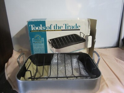 Tools Of The Trade Commercial Aluminum nonstick   Roasters. 16'' x12 '' x3 3/4