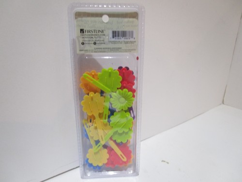 Camryn's BFF Barrettes - Multicolored Daisy Flowers - 24 Pack (2 Pack) 48 Total - Picture 2 of 4