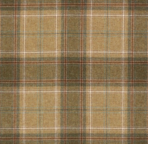 Rogers & Goffigon 100 % Wolle Karo Polsterstoff - Benderlock/Brucefield 3,0 Yards