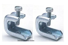 Fireplace Chimney Damper Flue Clamp, Damper Stop, or Safety Lock  Set of 2