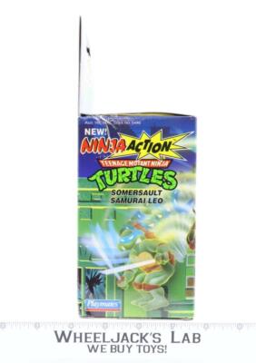 Somersault Samurai Leo Ninja Action TMNT 1993 Playmates NEW MISB