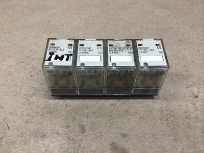 Lot Of 4 Omron MY2N-D2 Relays 24VDC Coil 8 Pin Relay 24 VDC #03J10